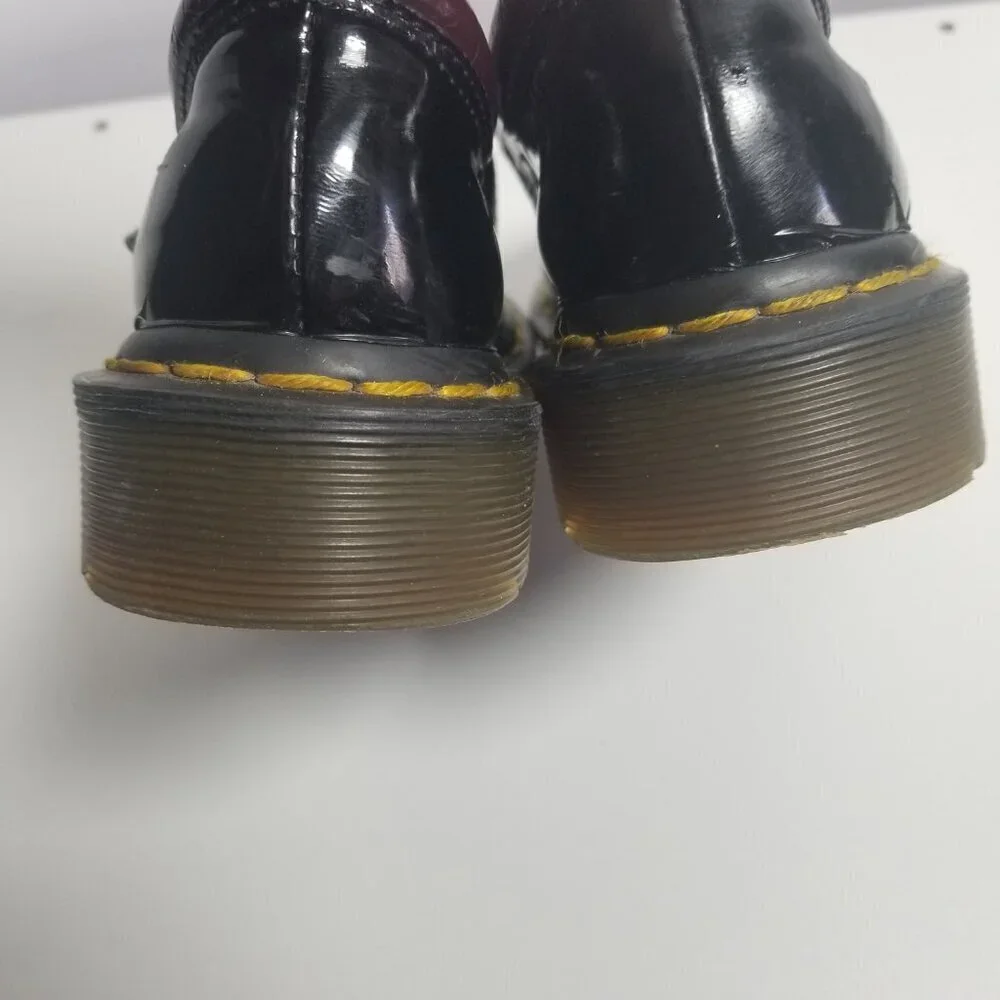 Dr. Martens Maccy Mary Jane Girls Patent Leather Shoes Sz 13-1